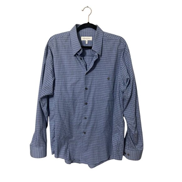 Yves Saint Laurent Other - Yves Saint Laurent YSL Men's Blue Cotton Button Up Shirt L 16.5 34-35